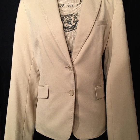 𝅺new YORK & COMPANY STRETCH Career Blazer Jacket, CAMEL, NWT, Size 14 - Picture 7 of 9